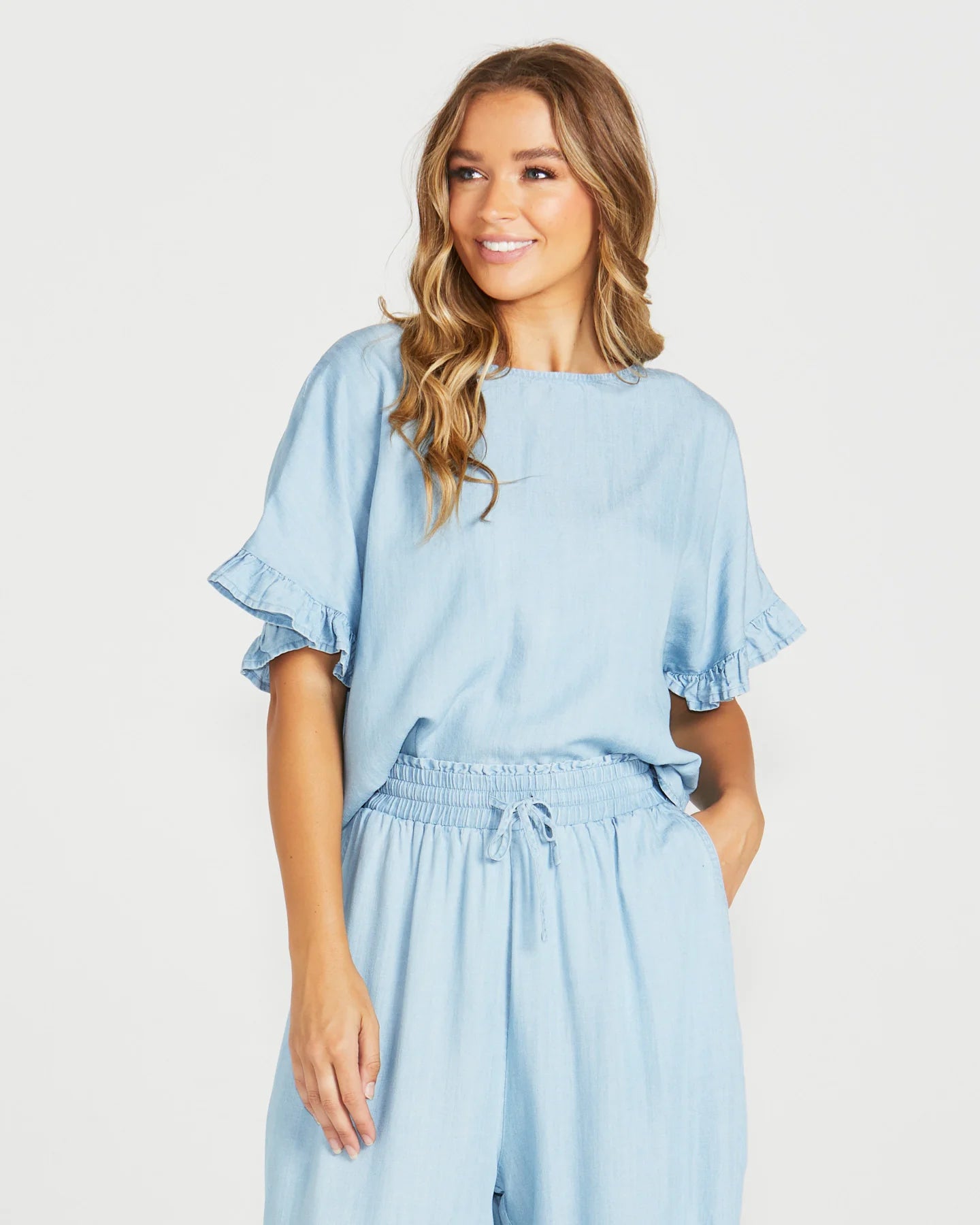 SASS Savie Top - Chambray