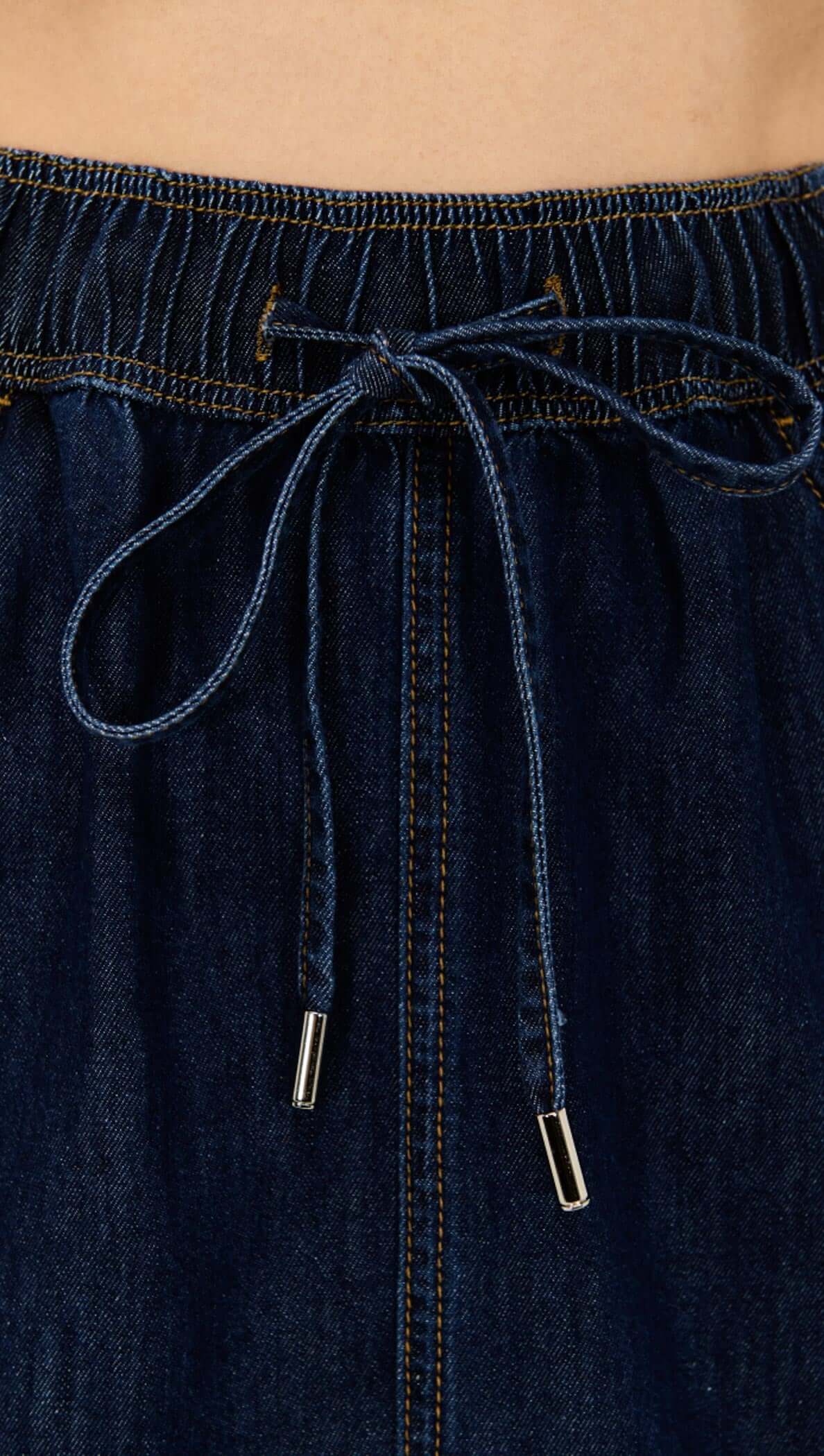 STAPLE THE LABEL Lea Demin Mini Skirt - Indigo
