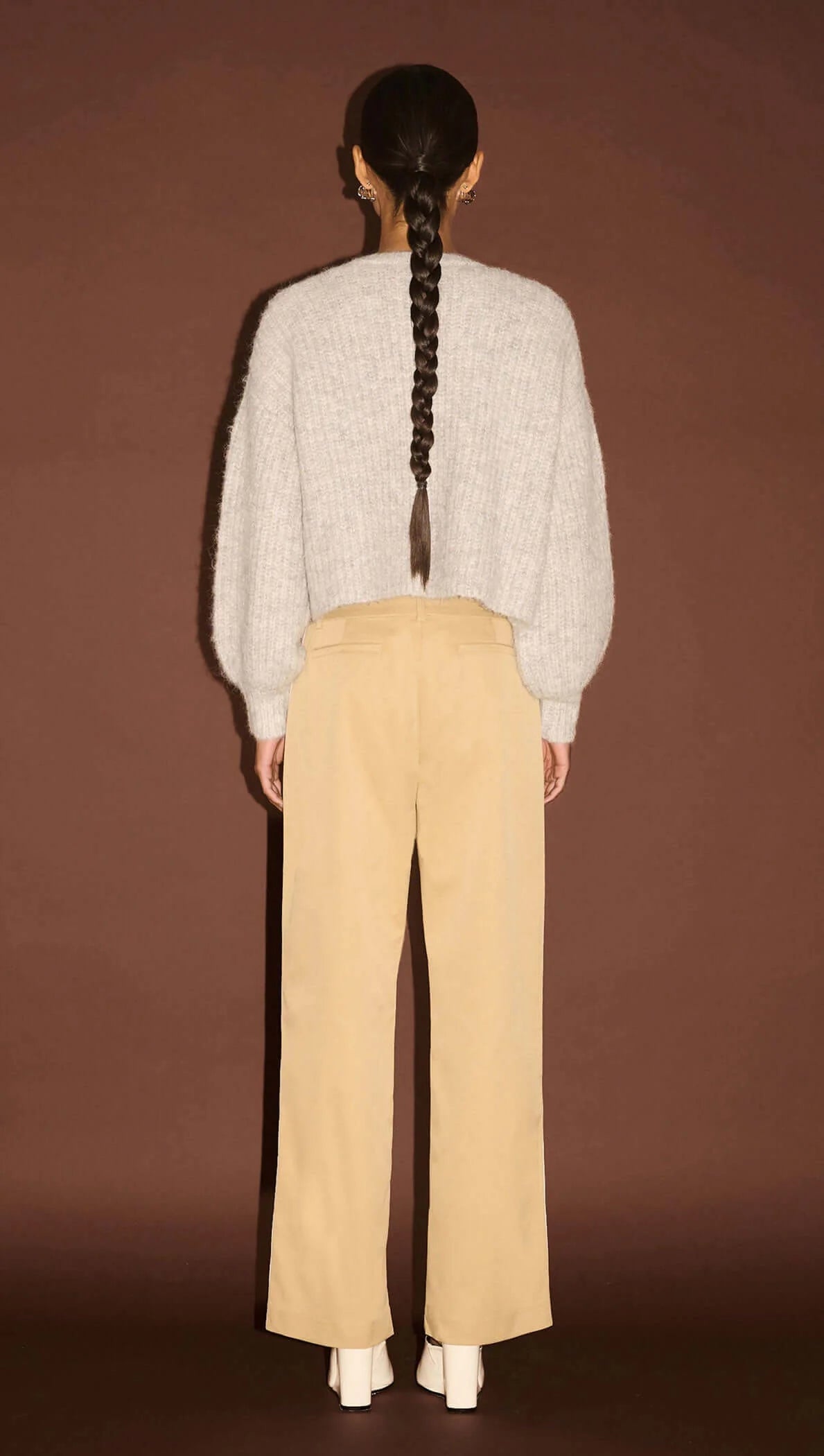 STAPLE THE LABEL Anja Stripe Side Pants - Beige