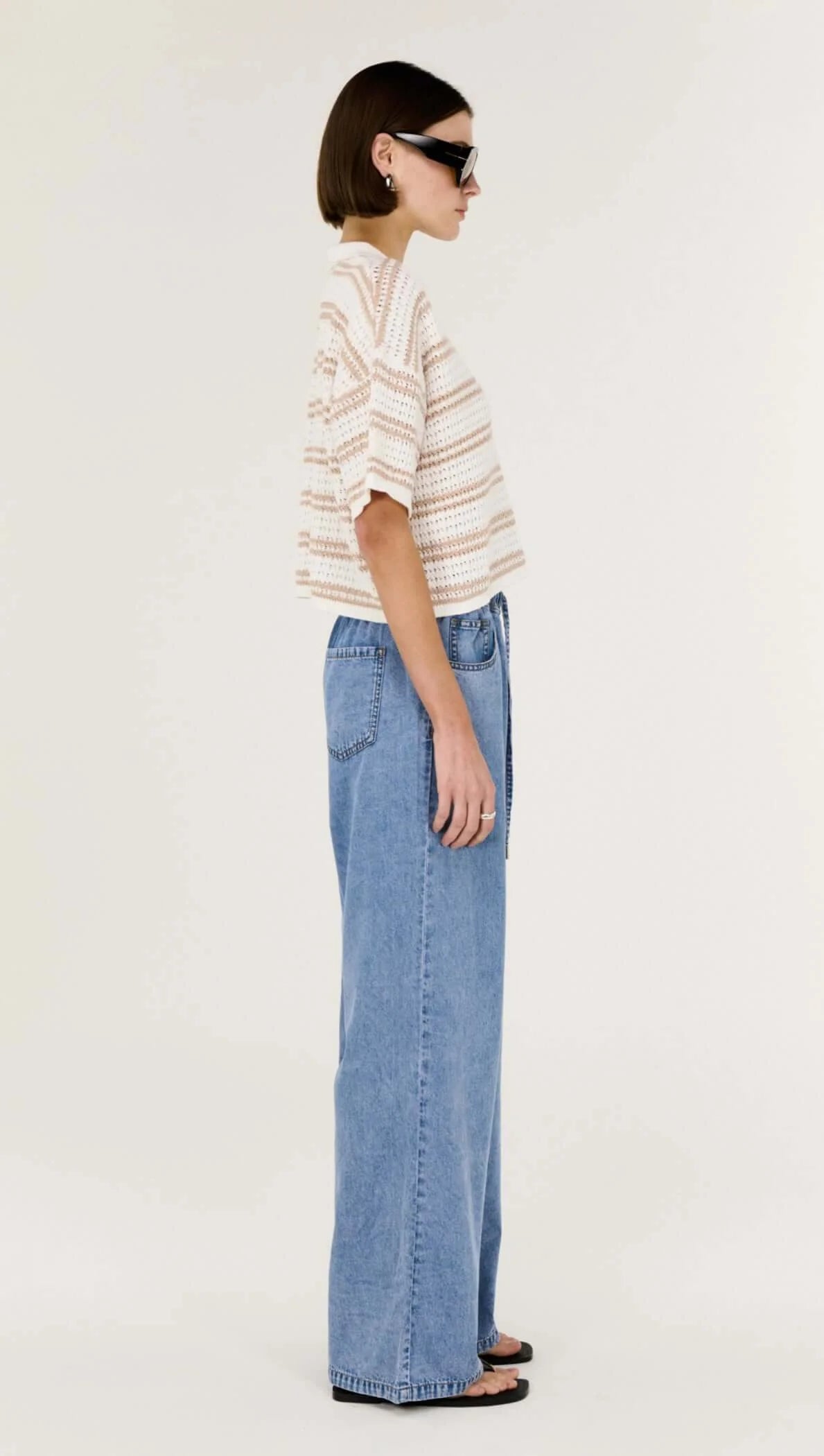 STAPLE THE LABEL Chambray Relaxed Pant - Light Demin
