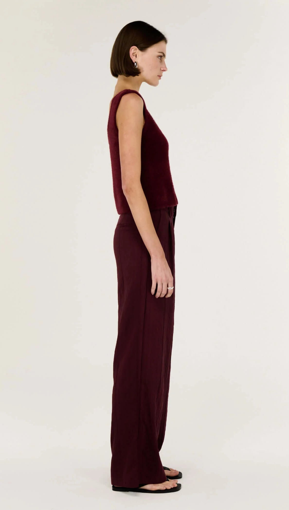 STAPLE THE LABEL Matteo Relaxed Pant - Shiraz