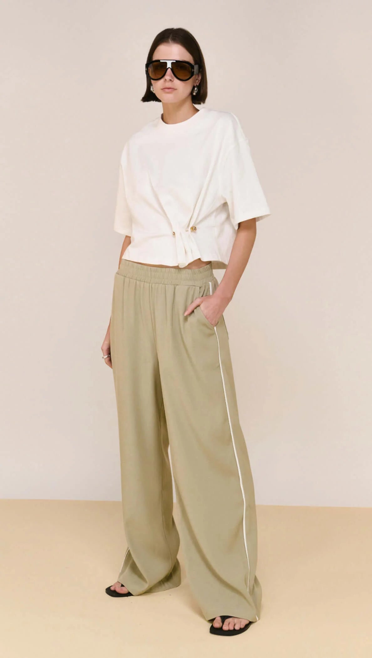 STAPLE THE LABEL Dion Pant - Sage Green