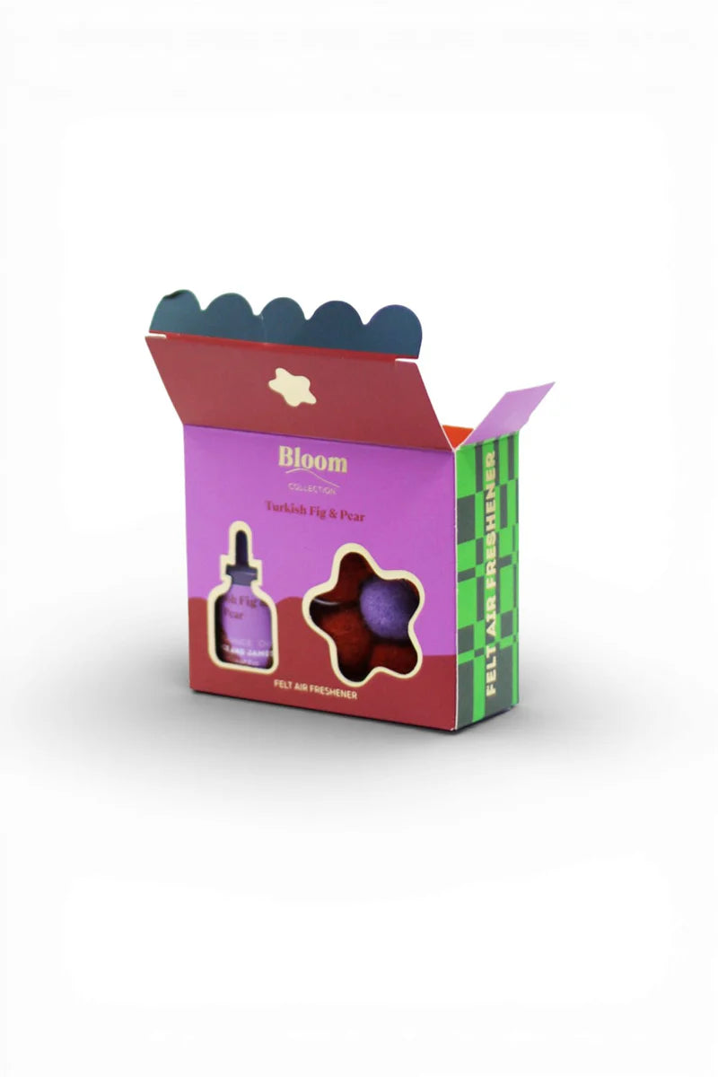 BLOOM Felt Air Freshner Set - Turkish Fig & Pear