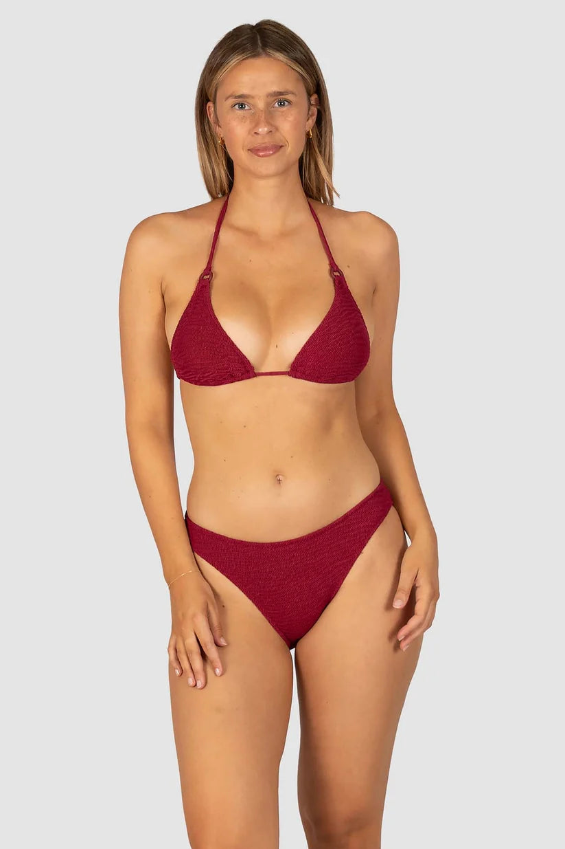 BAKU Ibiza Rio Regular Bikini Bottom - Scarlet