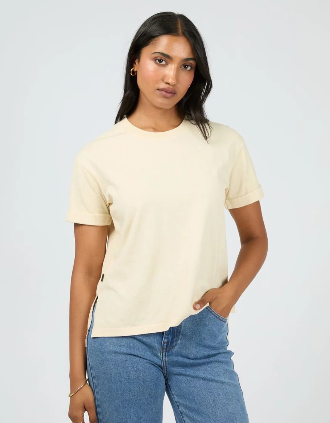 ALL ABOUT EVE Washed Tee - Vanilla