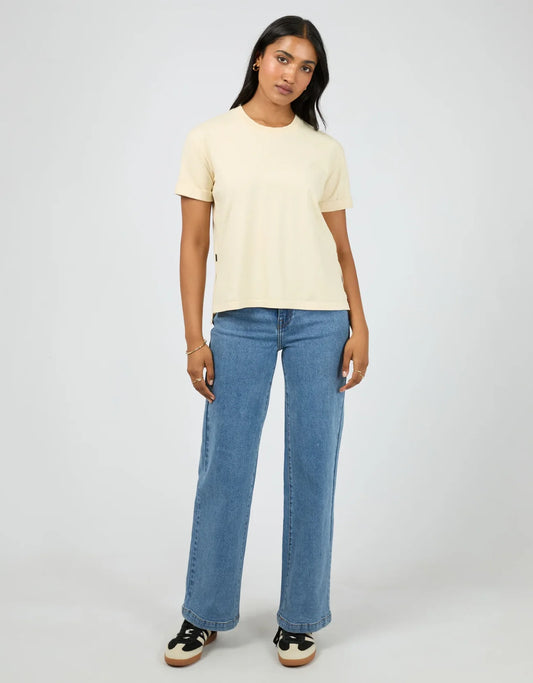 ALL ABOUT EVE Washed Tee - Vanilla