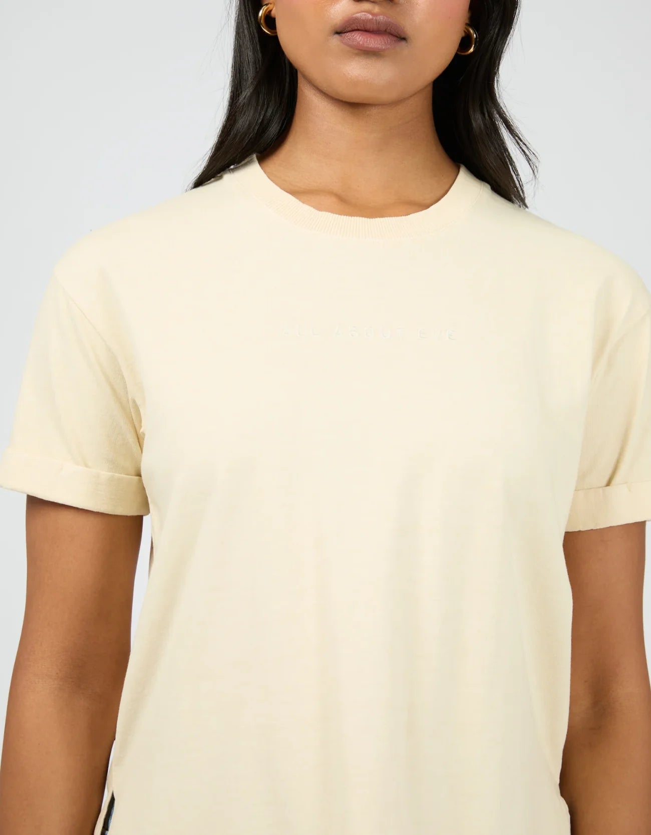 ALL ABOUT EVE Washed Tee - Vanilla