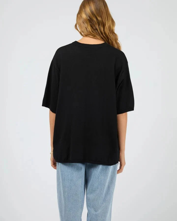 Silent Theory Ashton Knit Tee - Black