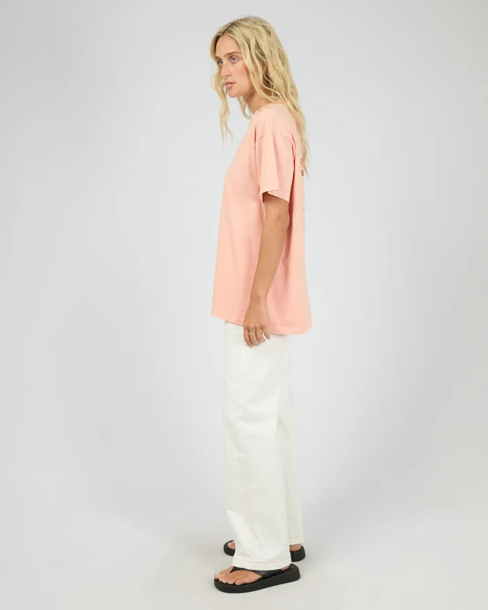ALL ABOUT EVE Beach Club Relaxed Tee - Peach