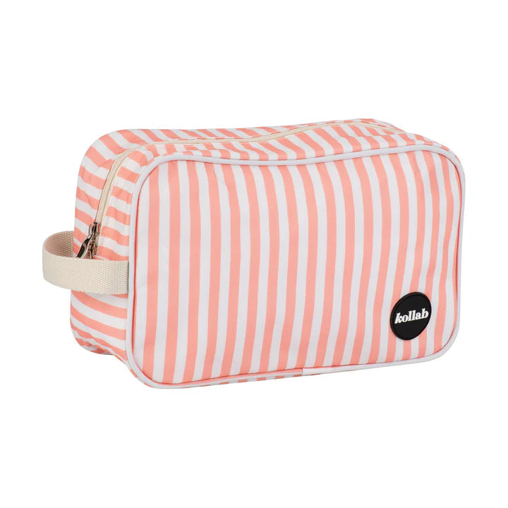 KOLLAB TRAVEL BAG - Coral Stripe