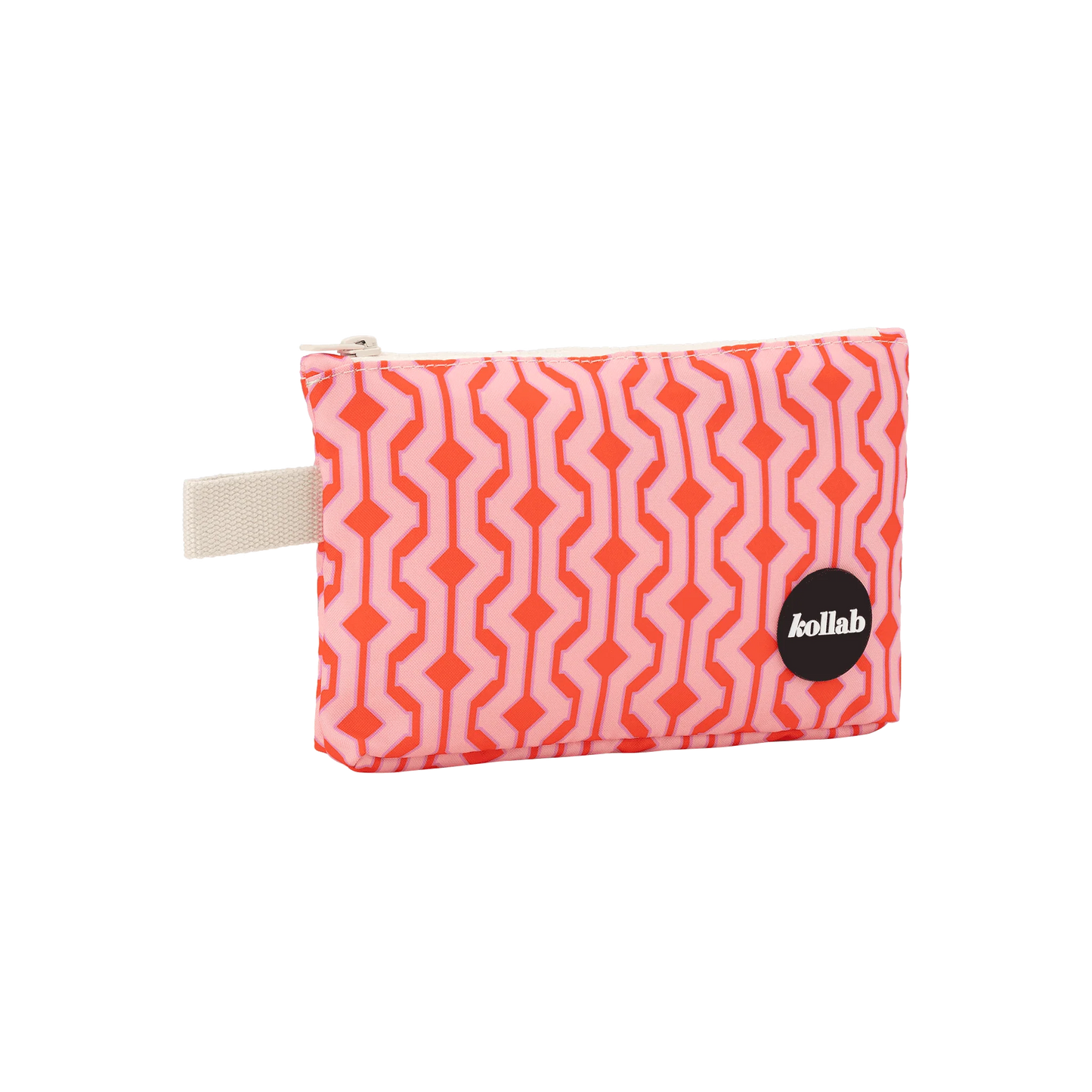 KOLLAB Mini Pouch - Cherry Zig Zag