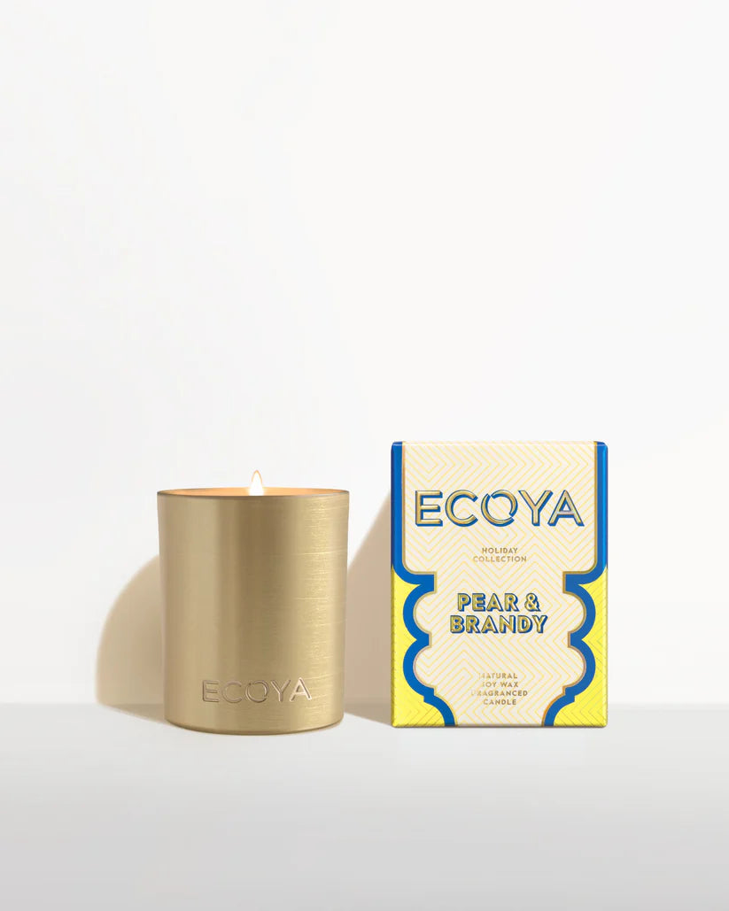 ECOYA MINI GOLDIE CANDLE - PEAR & BRANDY