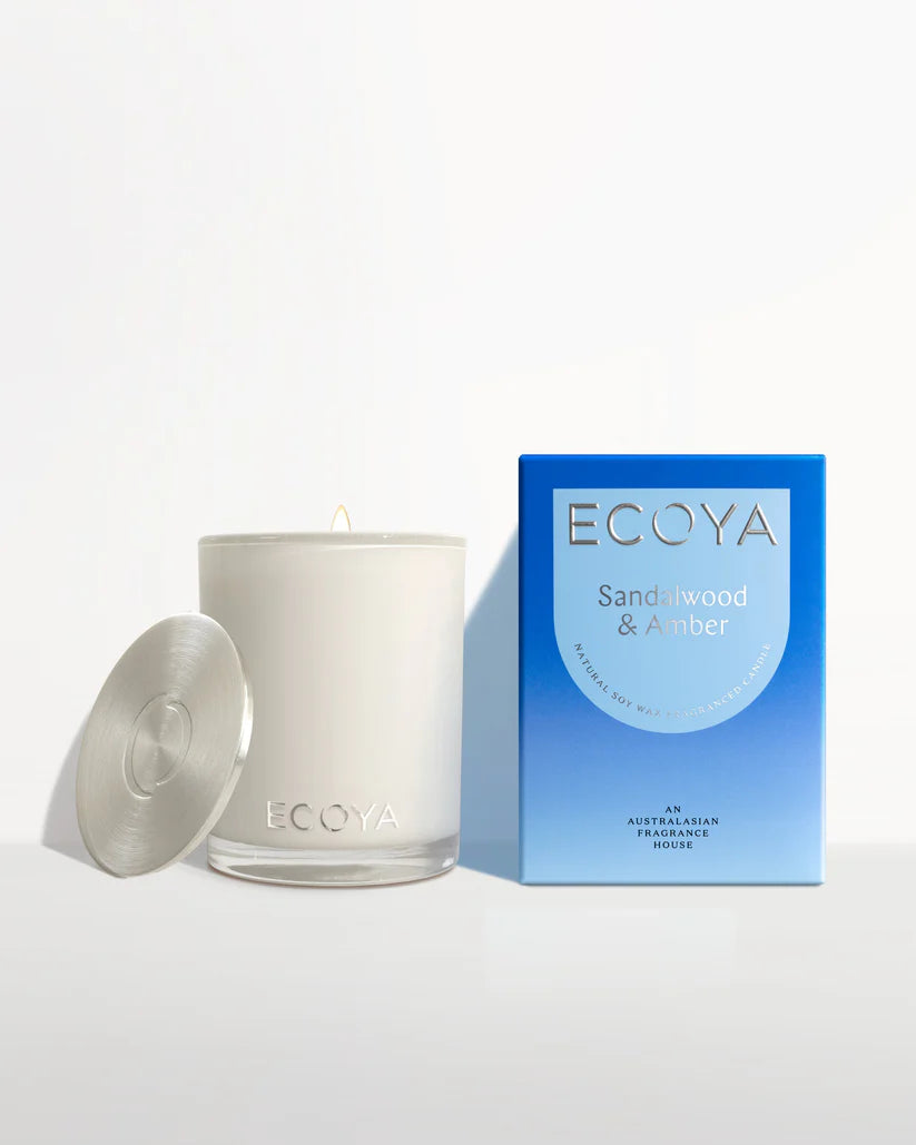 ECOYA SANDALWOOD & AMBER MINI MADDISON CANDLE