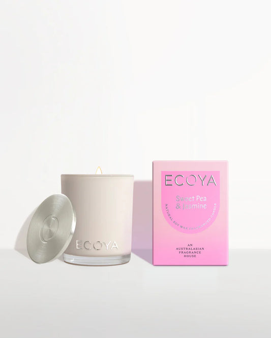 ECOYA SWEET PEA & JASMINE MINI MADDISON CANDLE