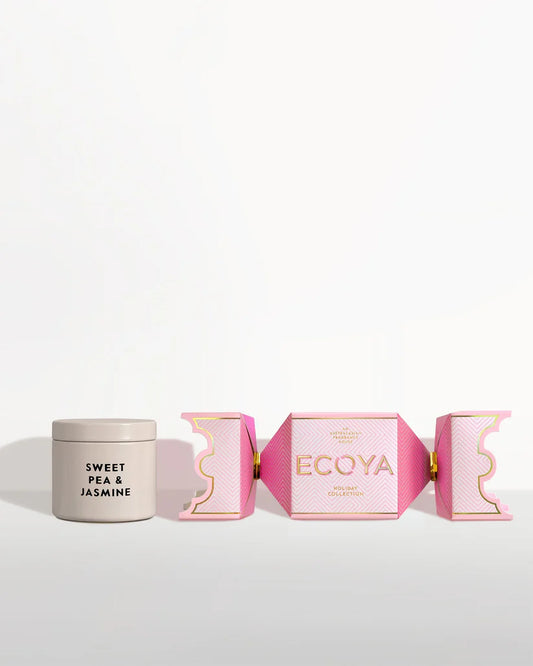 ECOYA TIN CANDLE BON BON - SWEET PEA & JASMINE