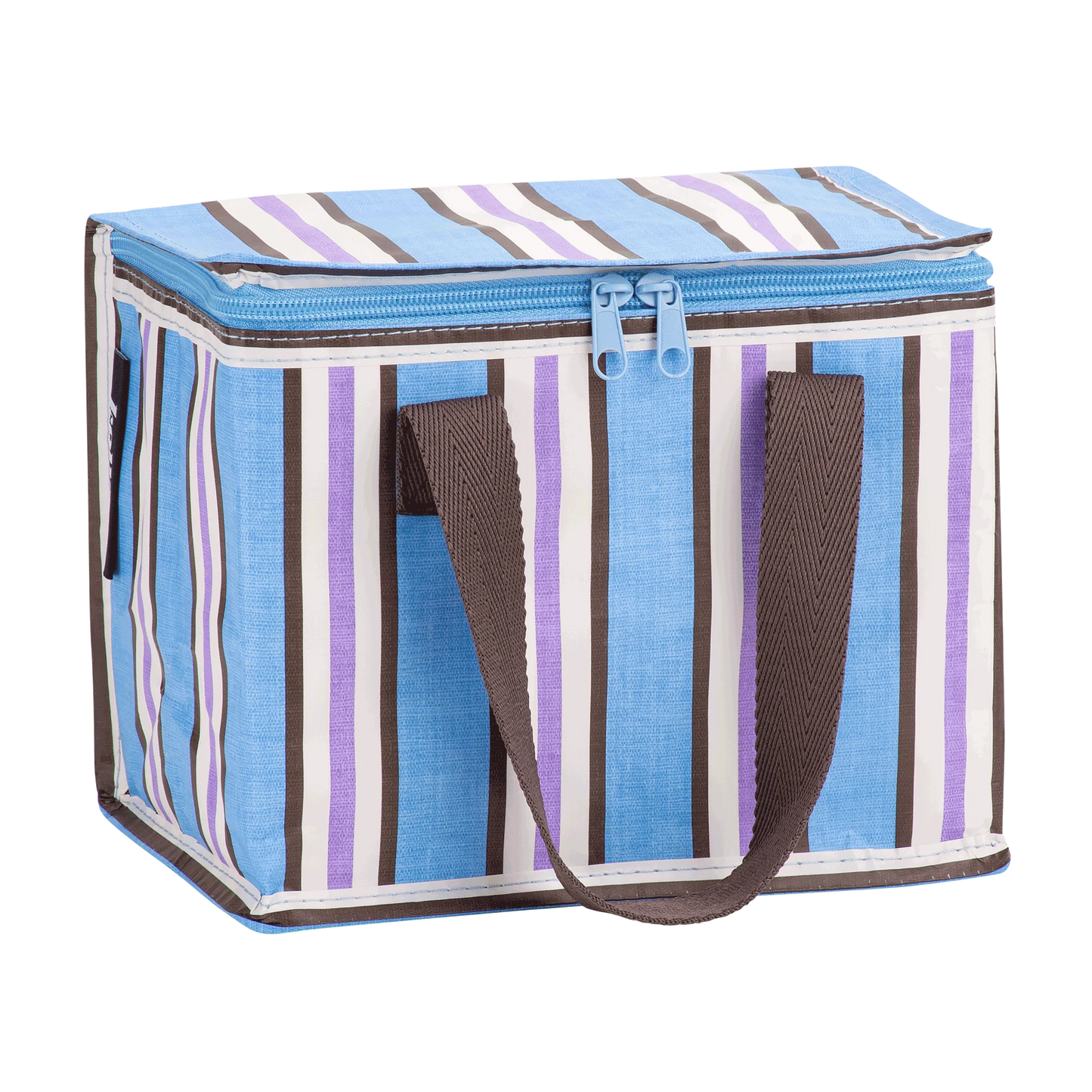 KOLLAB LUNCH BAG - Choc Blue Stripe