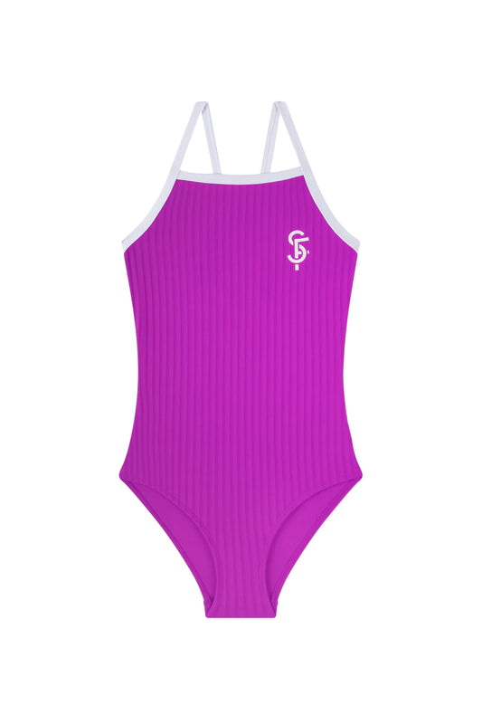 SEAFOLLY TEEN GIRL Essentials Strap Detail One Piece - Orchid