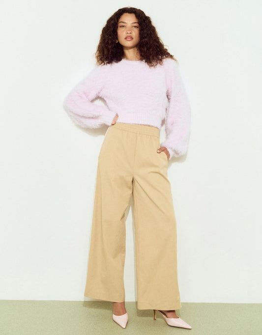 MINKPINK Elara Pull On Pant - Stone