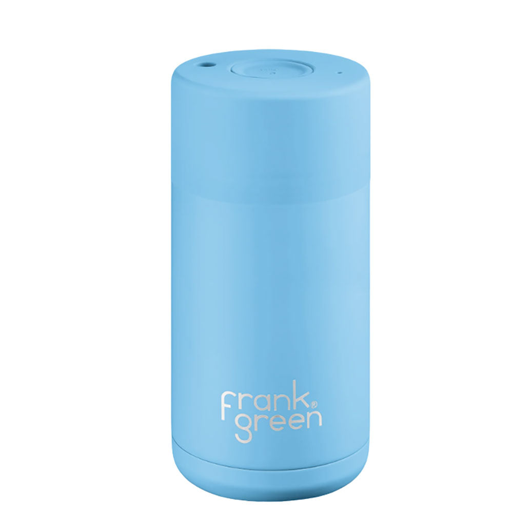 FRANK GREEN CERAMIC REUSABLE CUP (12oz/355ml) - Sky Blue