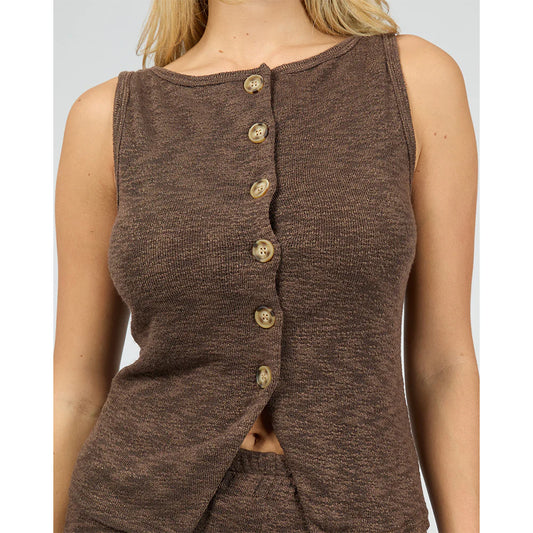 SILENT THEORY Leonie Vest - Chocolate