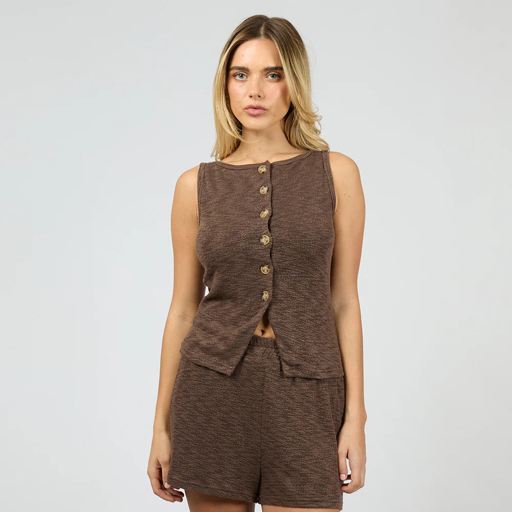 SILENT THEORY Leonie Vest - Chocolate