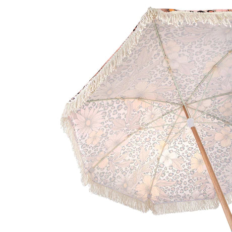 KOLLAB Beach Umbrella Large Leopard Floral