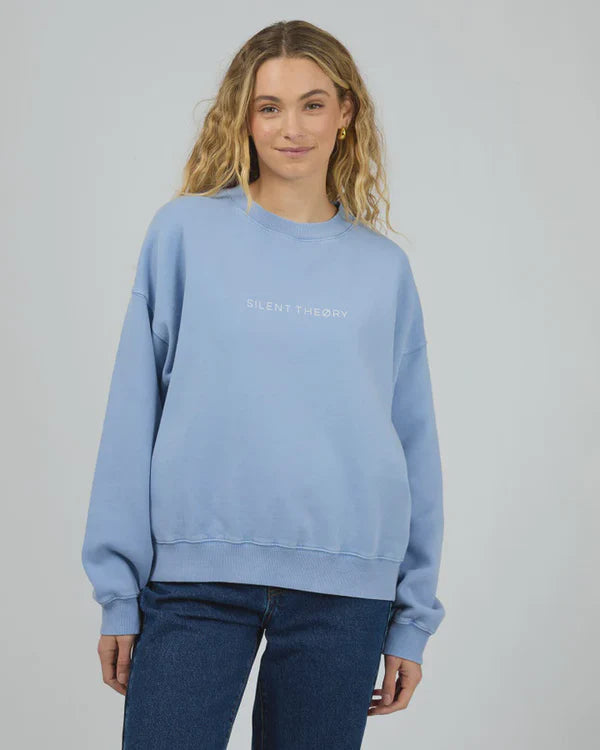 SILENT THEORY - LOGO CREW - Light Blue