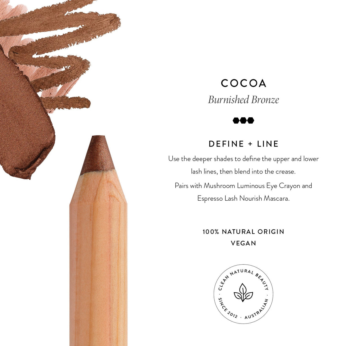 LUK BEAUTIFOOD Luminous Eye Crayon - Cocoa