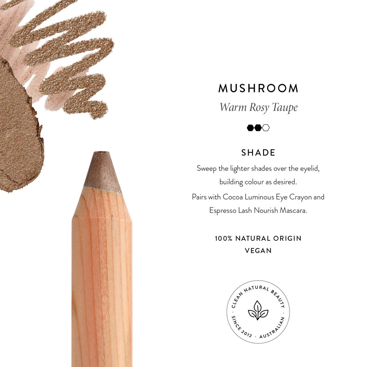 LUK BEAUTIFOOD Luminous Eye Crayon - Mushroom