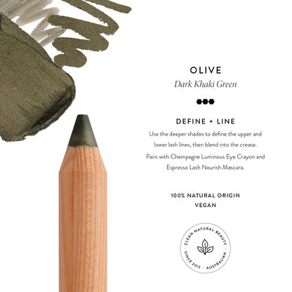 LUK BEAUTIFOOD Luminous Eye Crayon - Olive