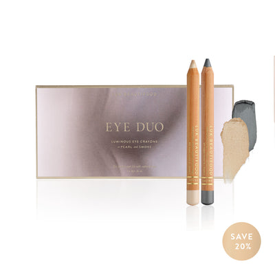 LUK BEAUTIFOOD Luminous Eye Duo Gift Set - Smoke & Pearl