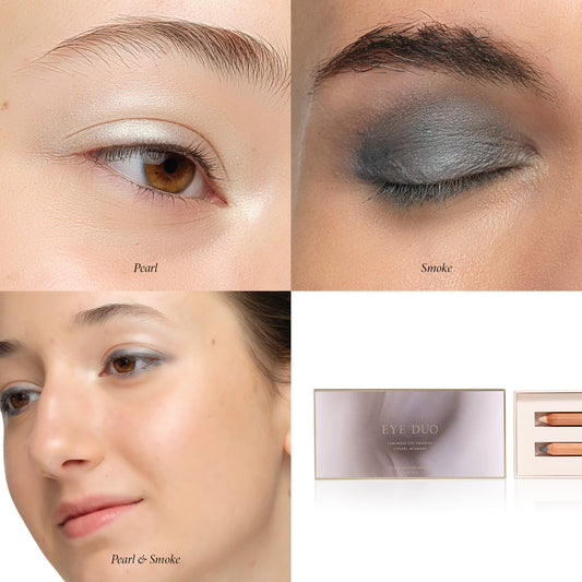 LUK BEAUTIFOOD Luminous Eye Duo Gift Set - Smoke & Pearl