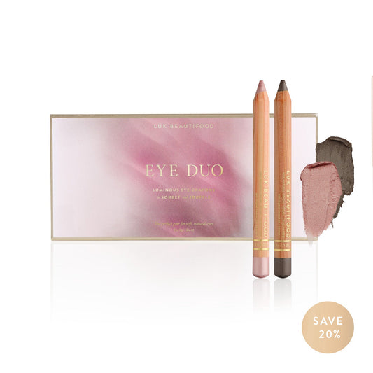LUK BEAUTIFOOD Luminous Eye Duo Gift Set - Truffle & Sorbet