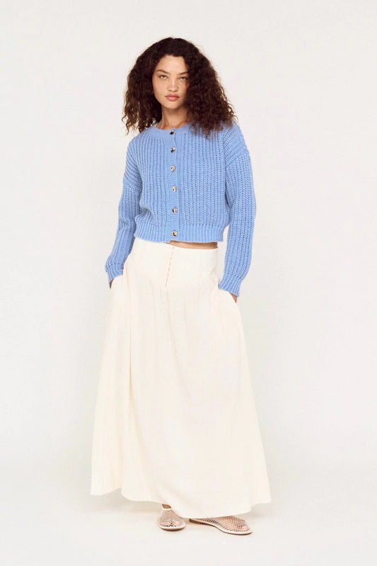 MINKPINK Esme Chunky Cardi - Blue Bell
