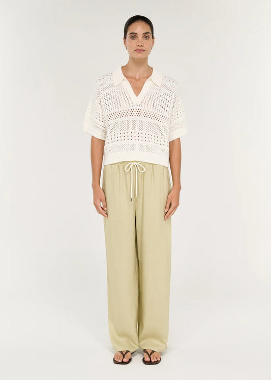 STAPLE THE LABEL Lunel Relaxed Pant - Wasabi