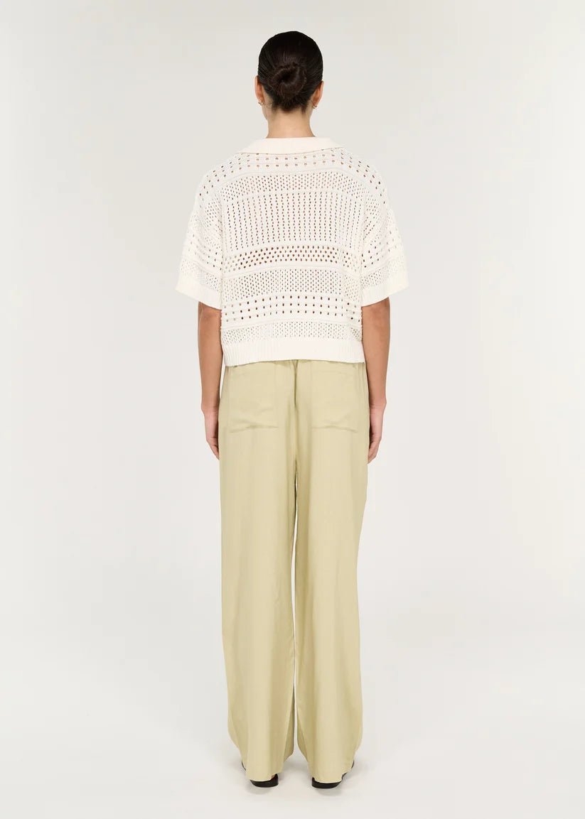 STAPLE THE LABEL Lunel Relaxed Pant - Wasabi