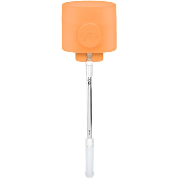 FRANK GREEN Switch Lid With Strap & Straw - Neon Orange