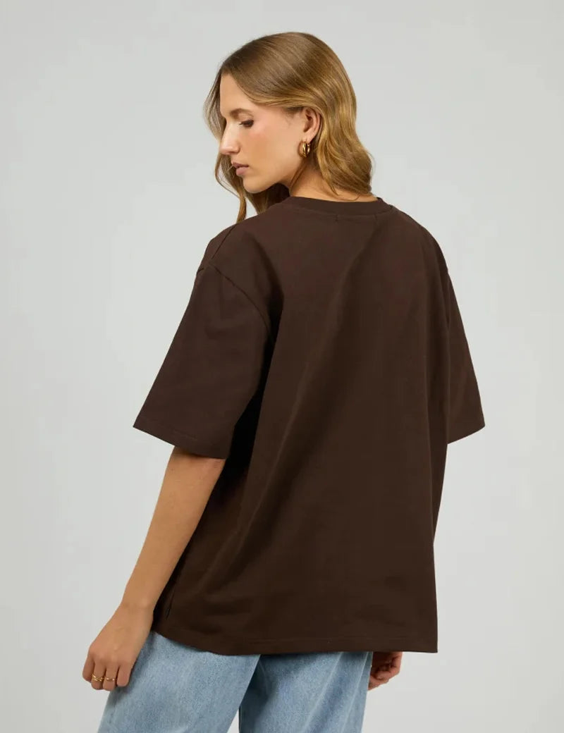 SILENT THEORY Silent Luxe Tee - Chocolate