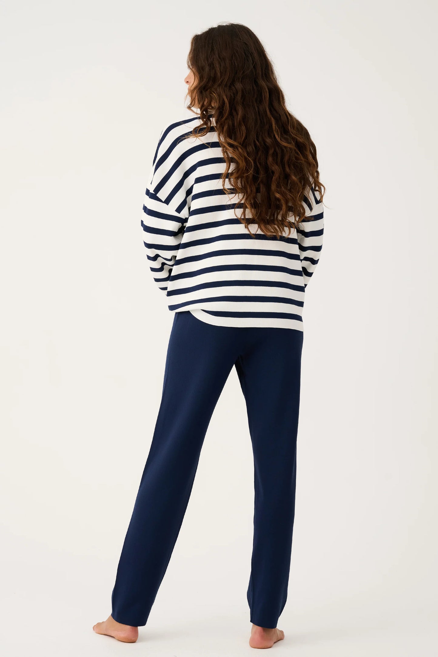CARTEL & WILLOW Rae Knit - Navy Stripe