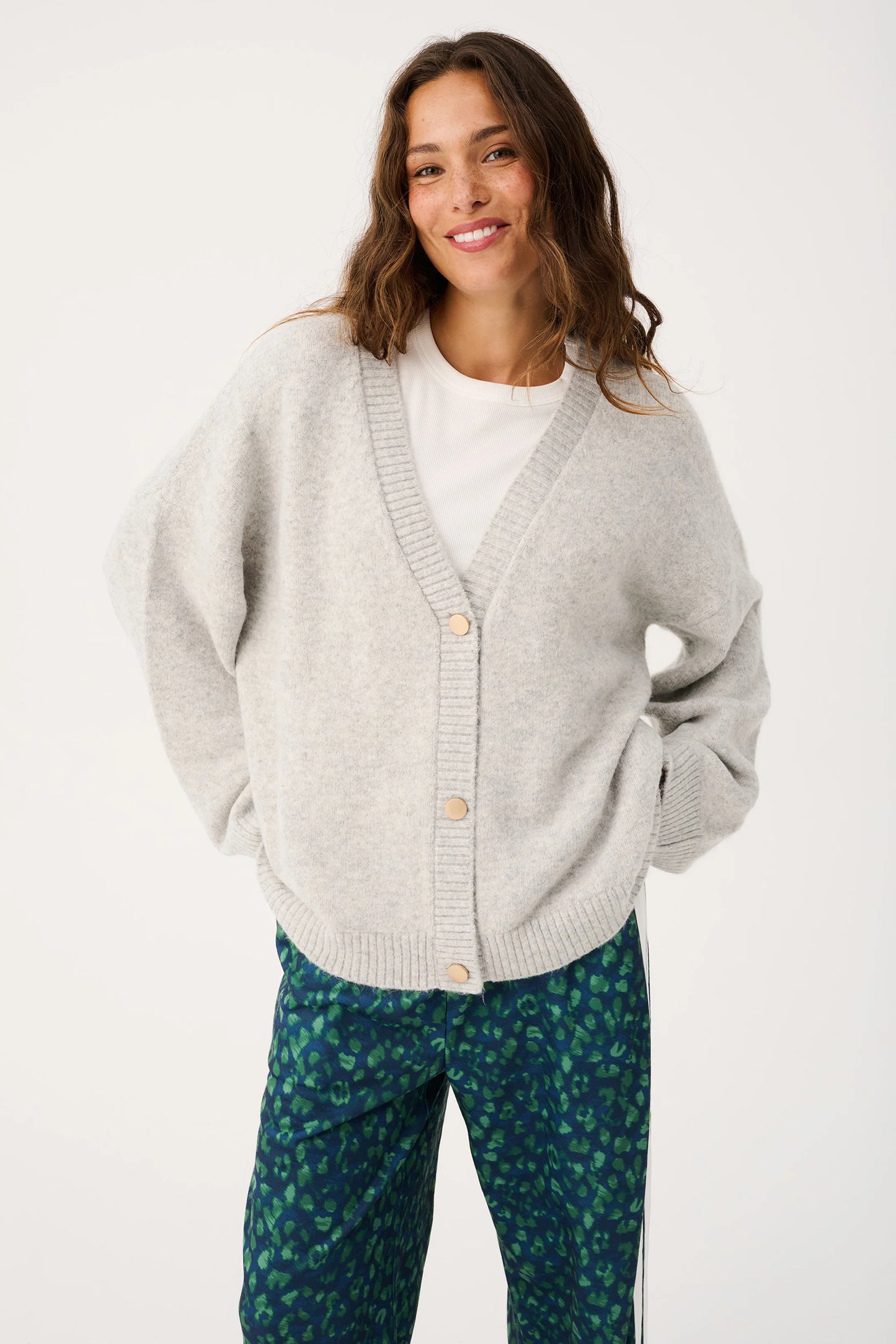 CARTEL & WILLOW Adela Knit - Grey Marle
