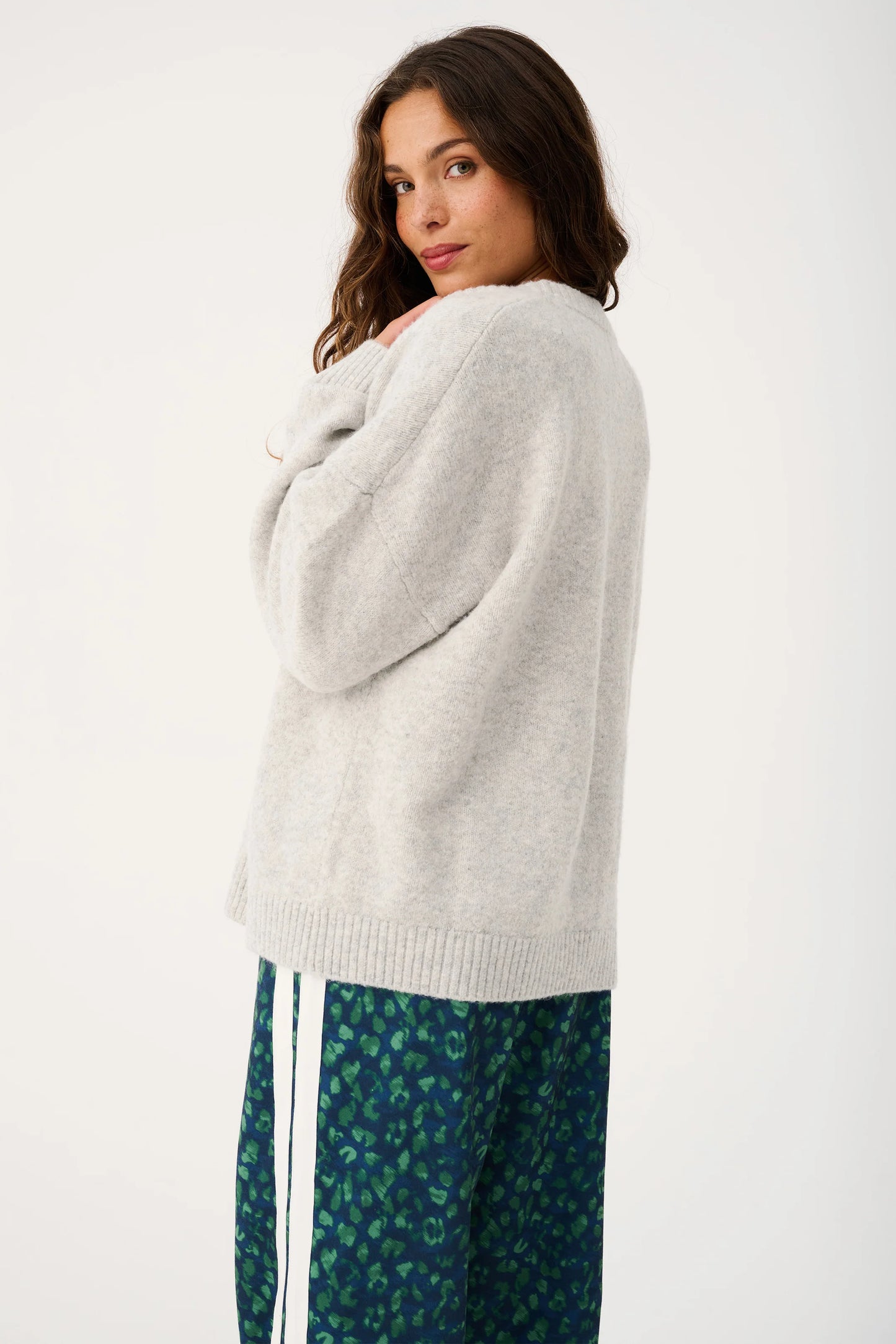 CARTEL & WILLOW Adela Knit - Grey Marle