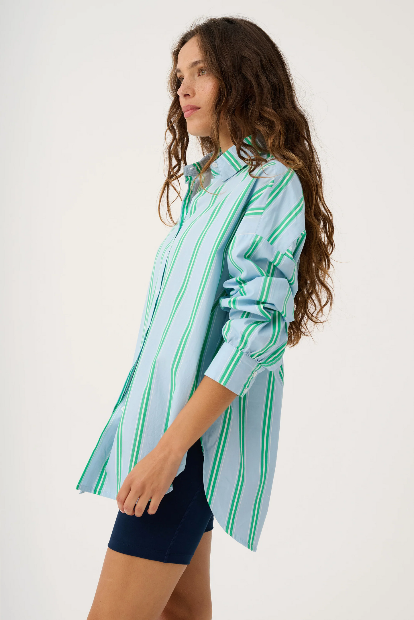 CARTEL & WILLOW Tammy Shirt - Bouy Stripe