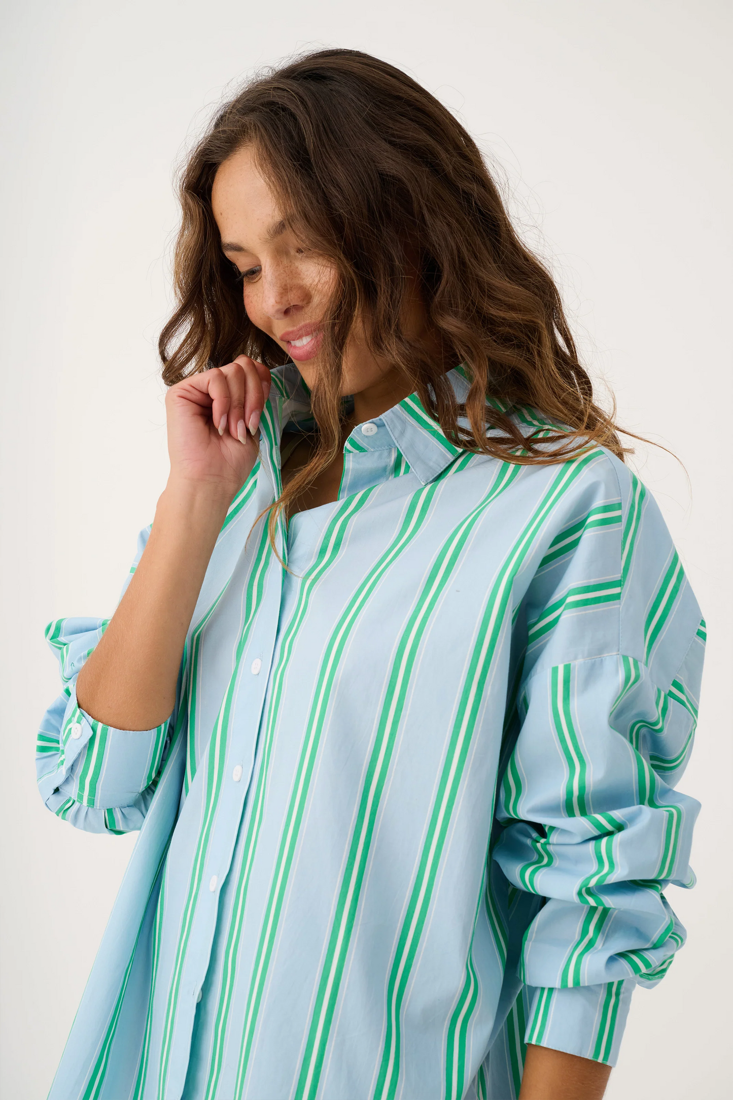 CARTEL & WILLOW Tammy Shirt - Bouy Stripe