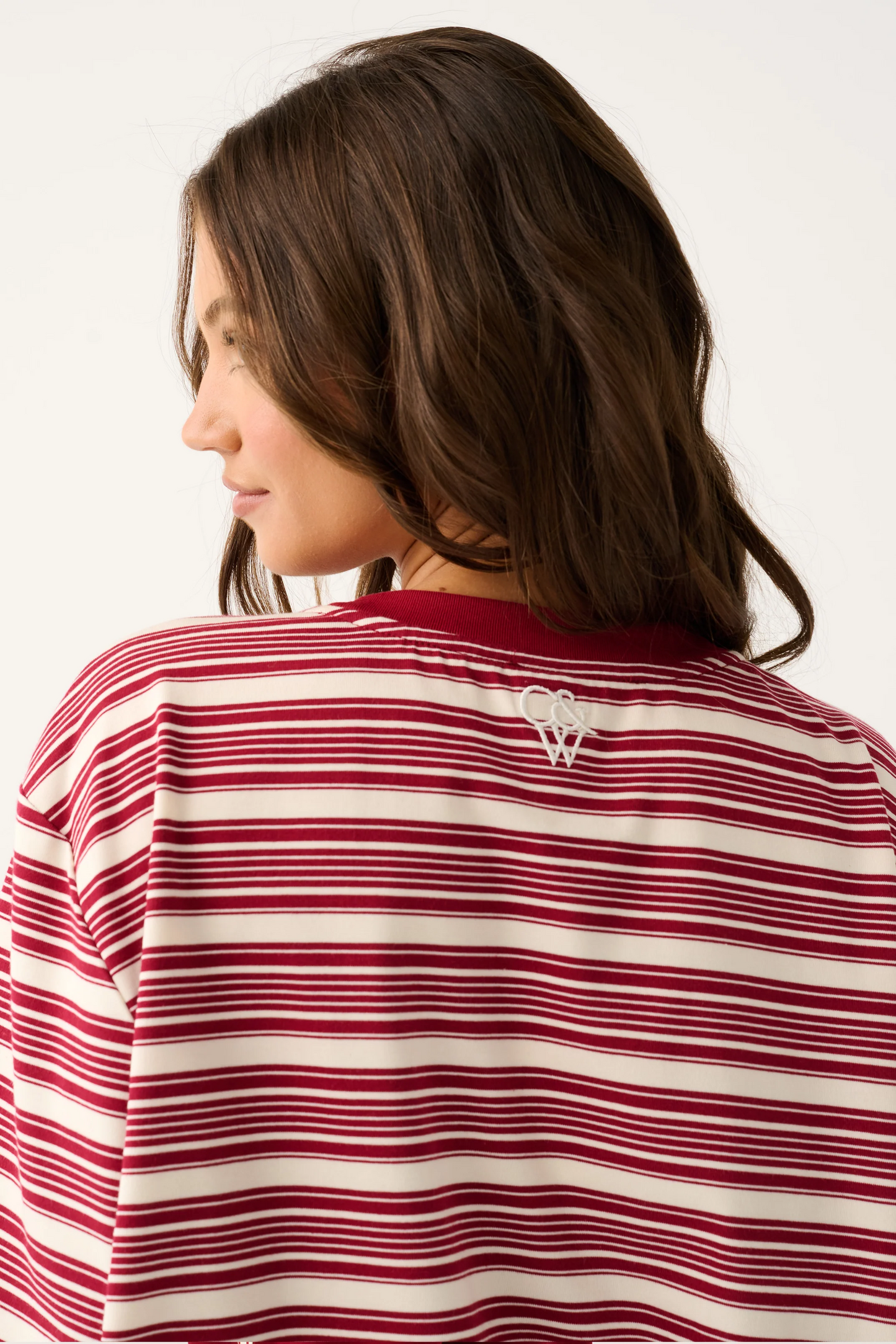CARTEL & WILLOW Harley L/S - Mulberry Stripe