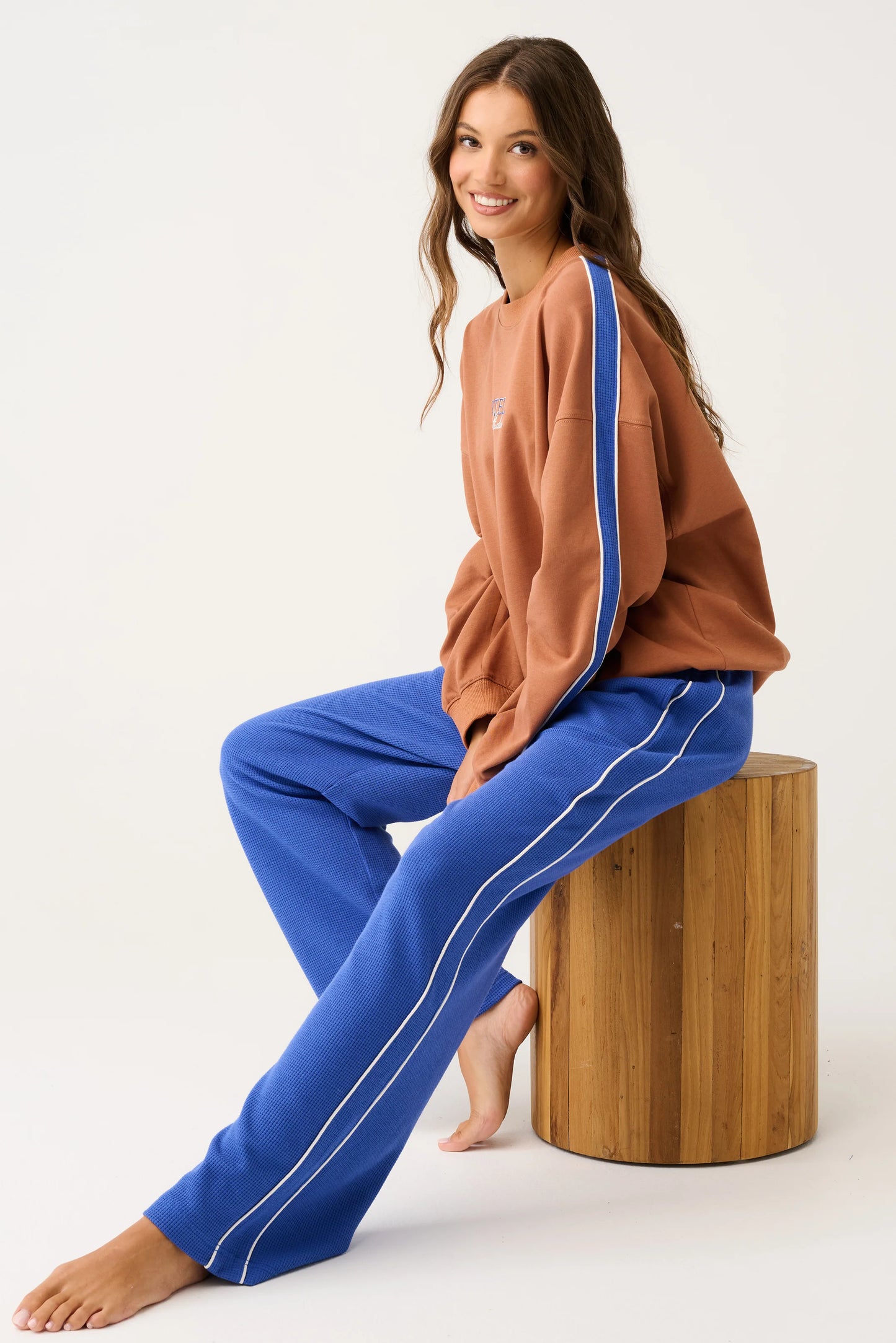 CARTEL & WILLOW Harlow Pant - Cobalt