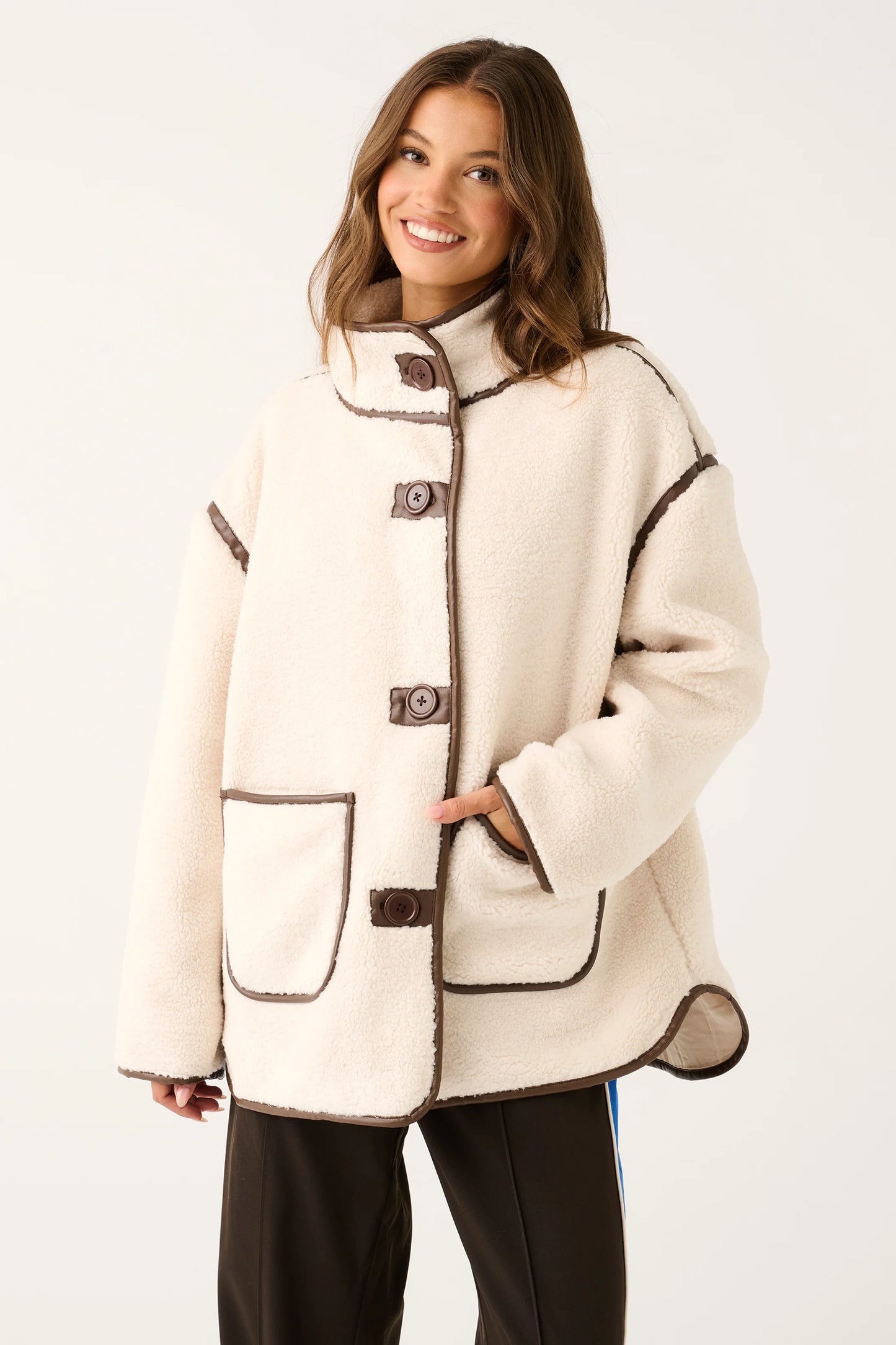 CARTEL & WILLOW Micah Jacket - Cream