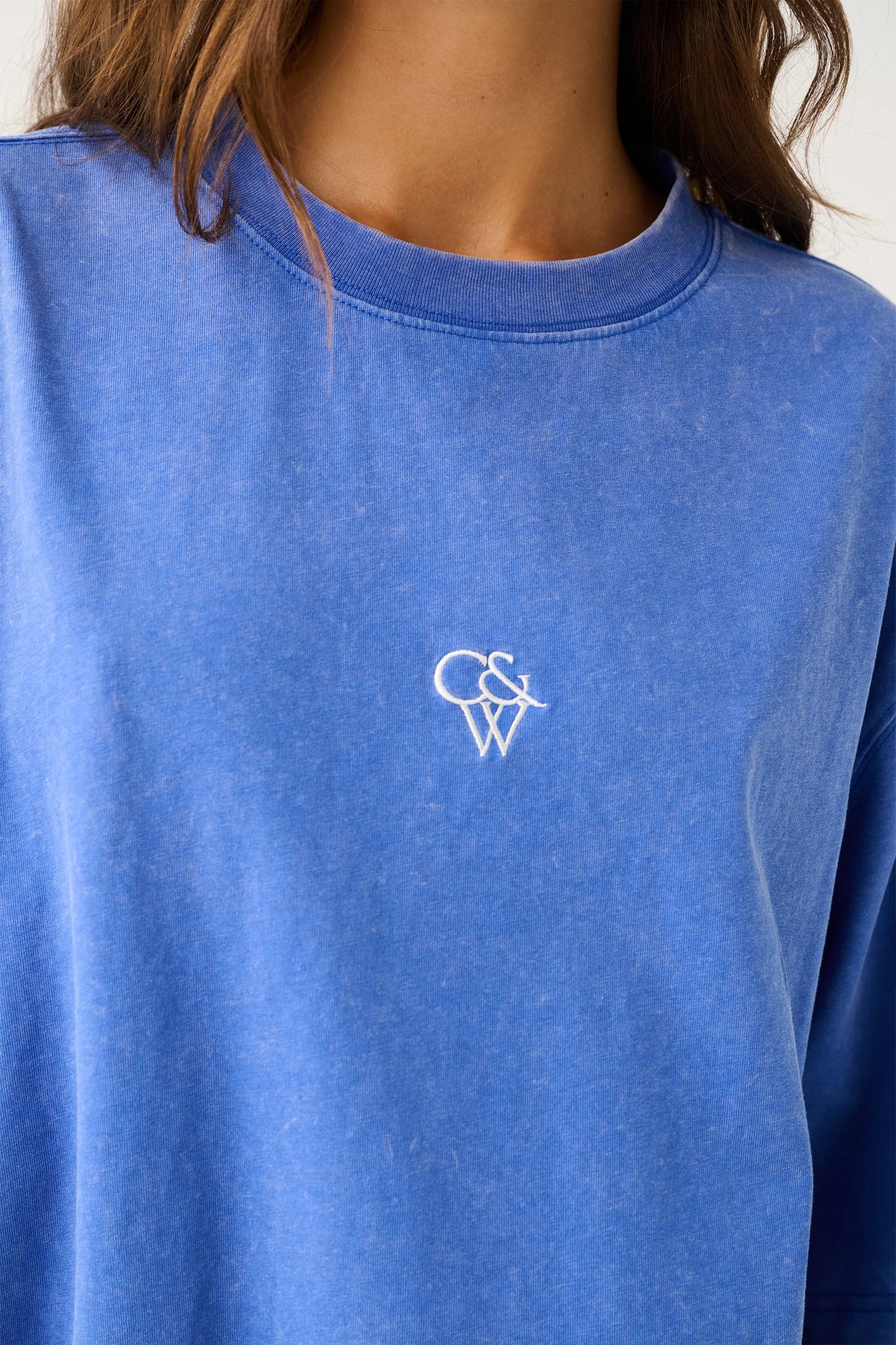 CARTEL & WILLOW Jeana Tee - Cobalt