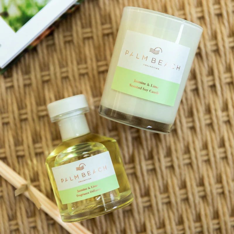JASMINE & LIME MINI CANDLE & DIFFUSER GIFT PACK