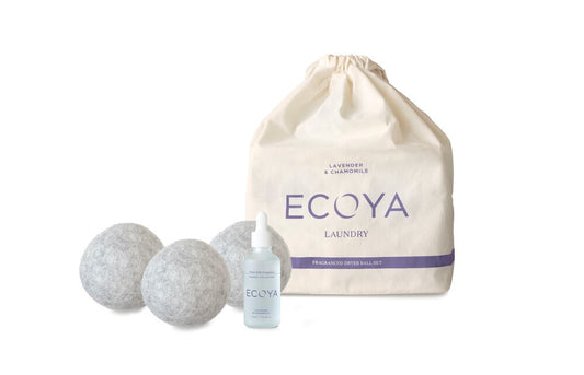 LAVENDER & CHAMOMILE LAUNDRY DRYER BALL SET