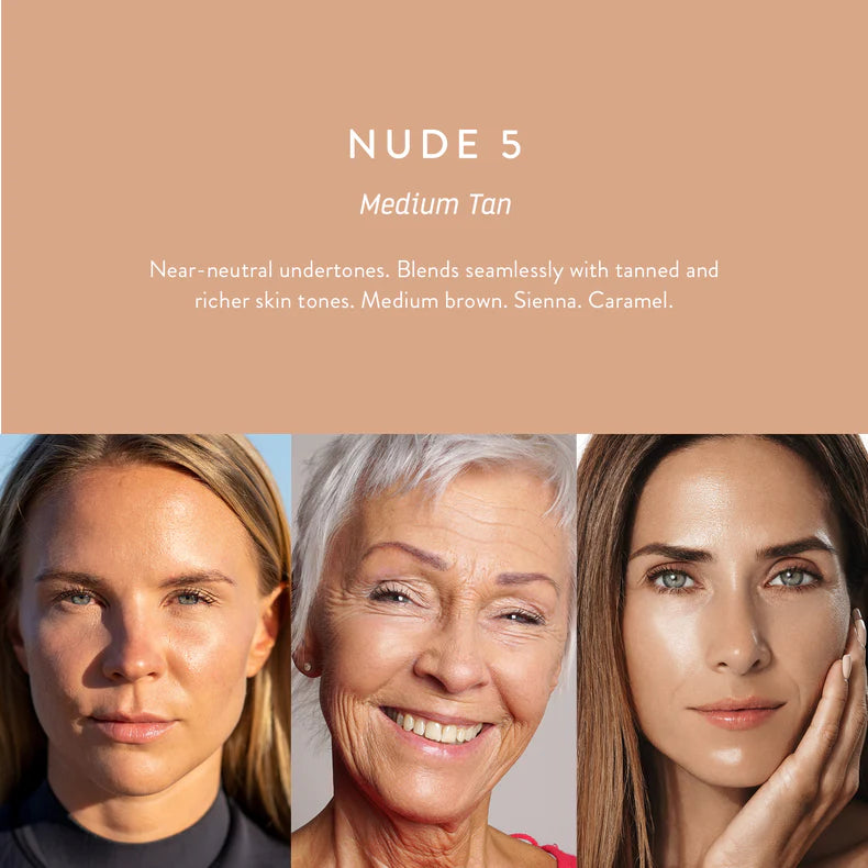 LUK BEAUTIFOOD - INSTANT GLOW SKIN TINT - NUDE 5 MEDIUM TAN